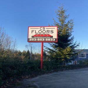 cs floors pole sign